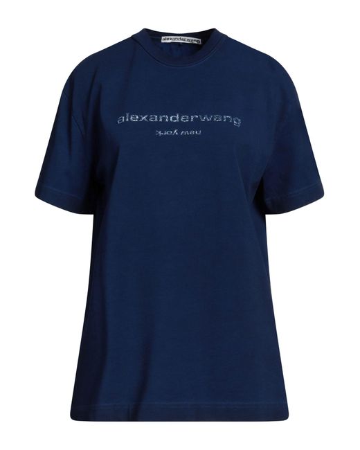 T-shirt di Alexander Wang in Blue