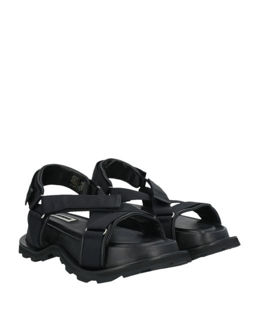 Jil Sander Black Sandale