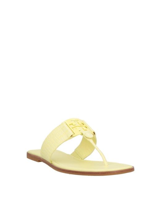Tory Burch Yellow Thong Sandal Leather