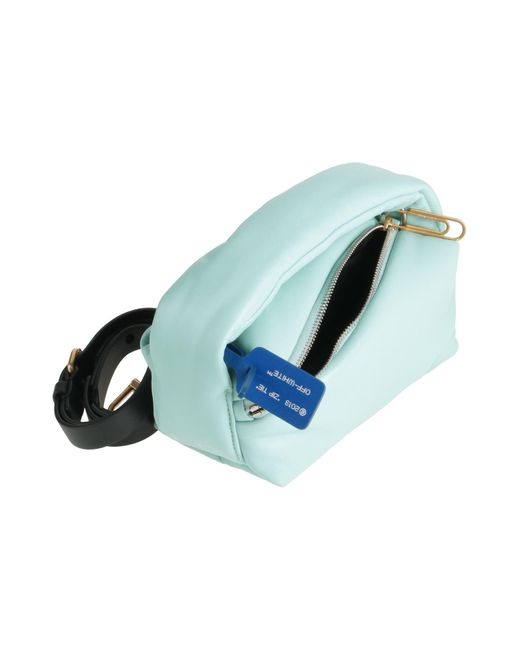 Off-White c/o Virgil Abloh Blue Off- -- Sky Handbag Soft Leather