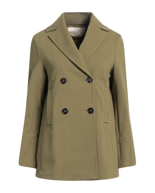 Circolo 1901 Green Overcoat & Trench Coat