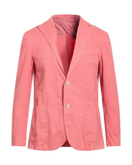 Barbati Pink Blazers for men