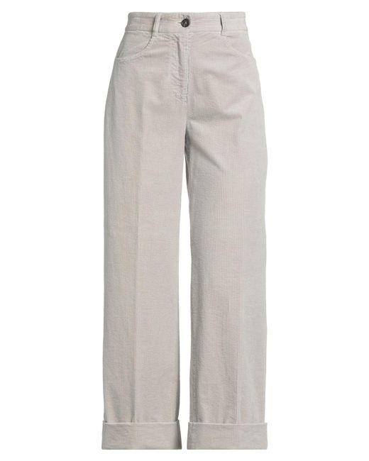 Antonelli Gray Pants Cotton, Elastane