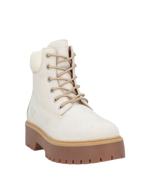 Docksteps Natural Ankle Boots Leather