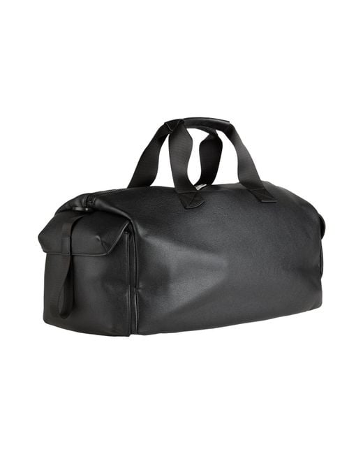 ARMANI EXCHANGE Black Duffel Bags Polyester, Polyurethane for men