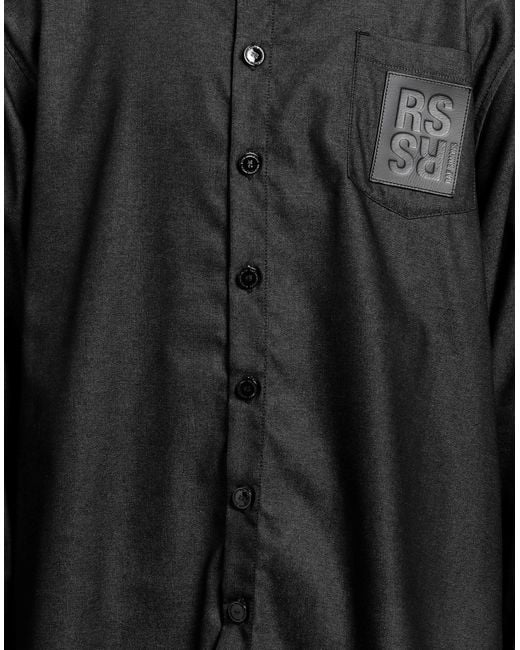 Raf Simons Black Denim Shirt for men