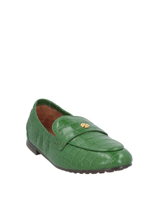 Tory Burch Green Mokassin