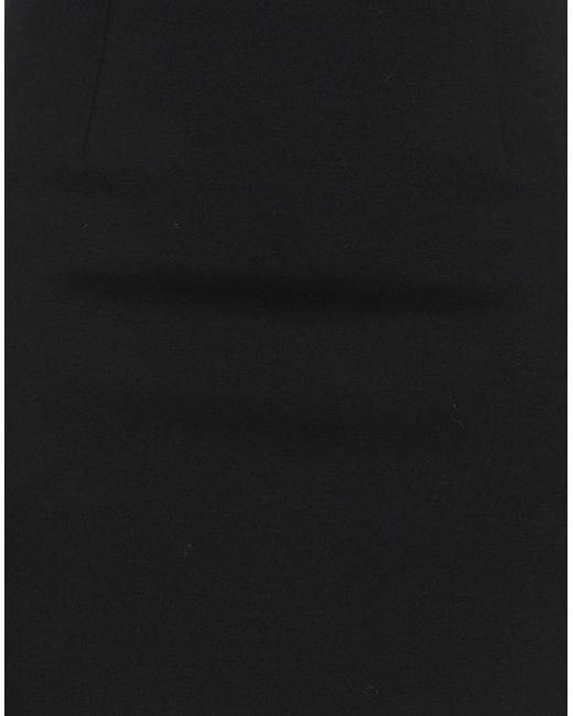 Jucca Black Mini Dress Viscose, Polyamide, Elastane
