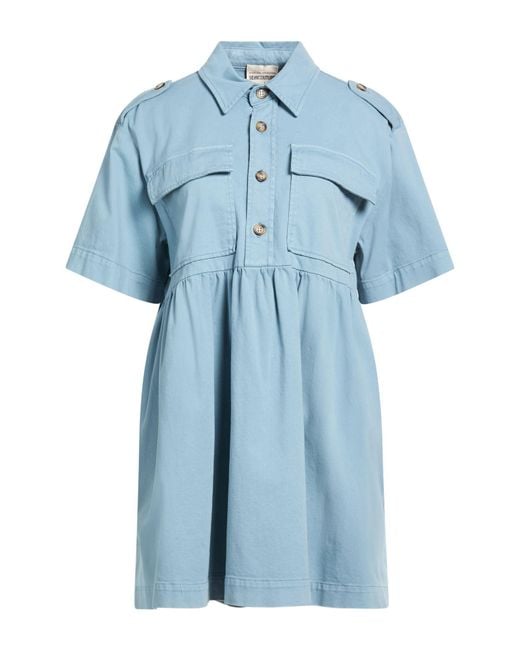 Semicouture Blue Mini Dress