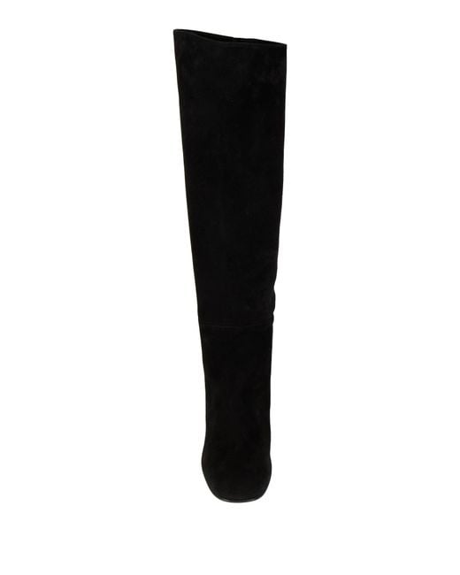 Stuart Weitzman Black Boot Leather