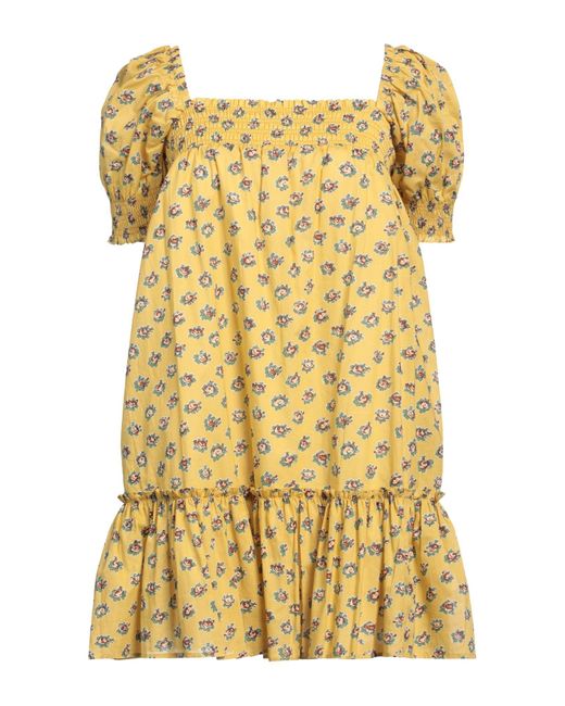 Tory Burch Yellow Mini-Kleid