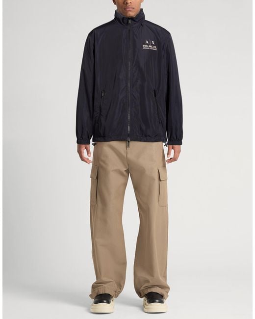 ARMANI EXCHANGE Blue Jackets for men