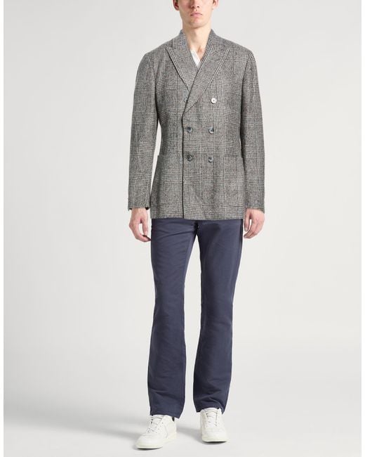 Fedeli Gray Blazer for men