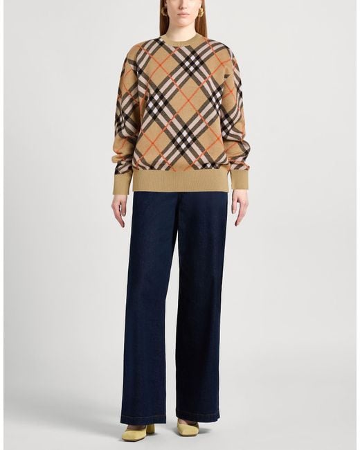 Pullover Burberry en coloris Natural