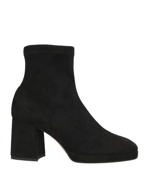 Fabio Rusconi Black Ankle Boots Synthetisches Material
