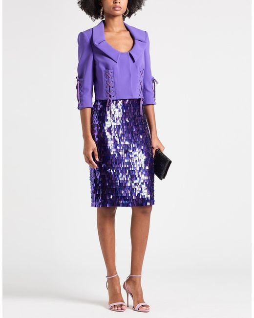 Moschino Blue Jacket Polyester, Polyurethane