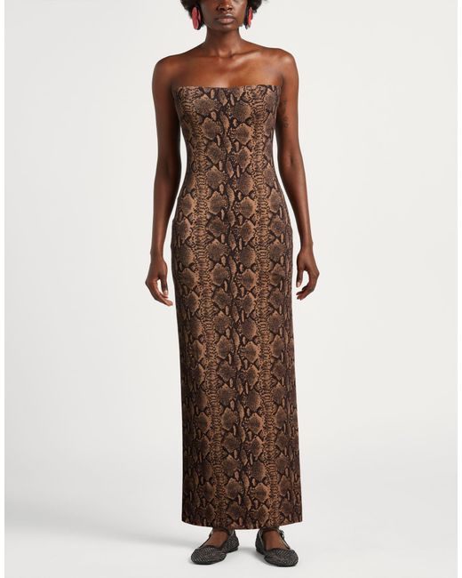 Alice + Olivia Brown Midi Dresses