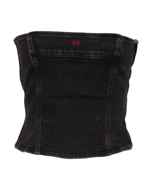 DIESEL Black Top Cotton, Elastane