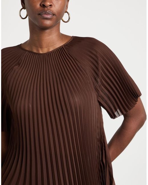 Fabiana Filippi Brown Top Polyester