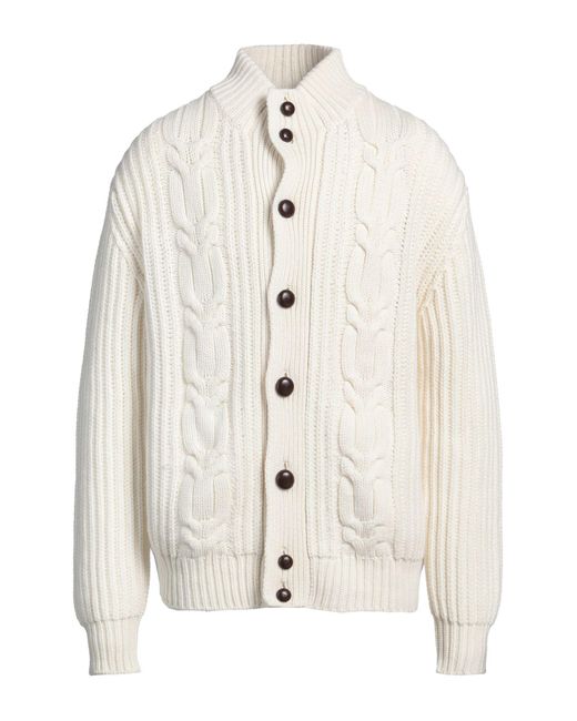 Malo Strickjacke in White für Herren