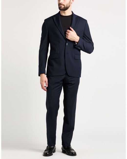 Paoloni Blue Suits for men
