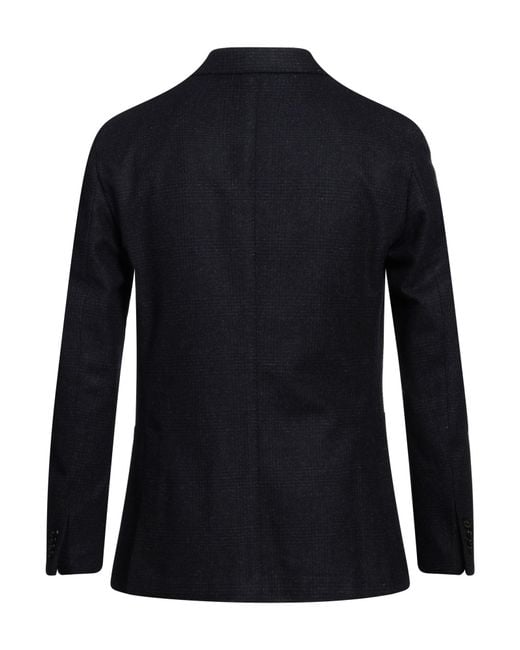 Boglioli Blue Blazer Virgin Wool for men