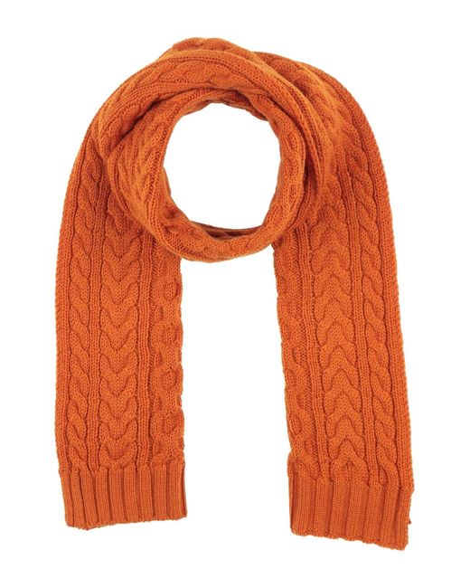 Norse Projects Orange Scarf for men