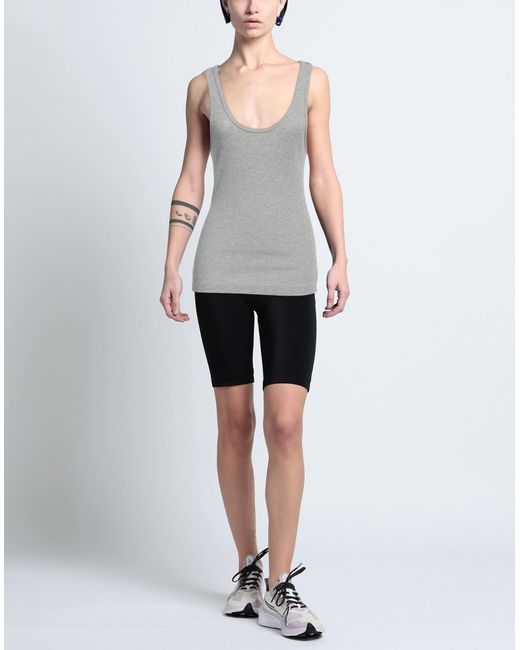 Agolde Gray Light Tank Top Tencel, Organic Cotton, Elastane