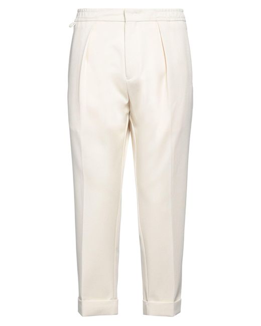 MICHELE CARBONE White Pants for men