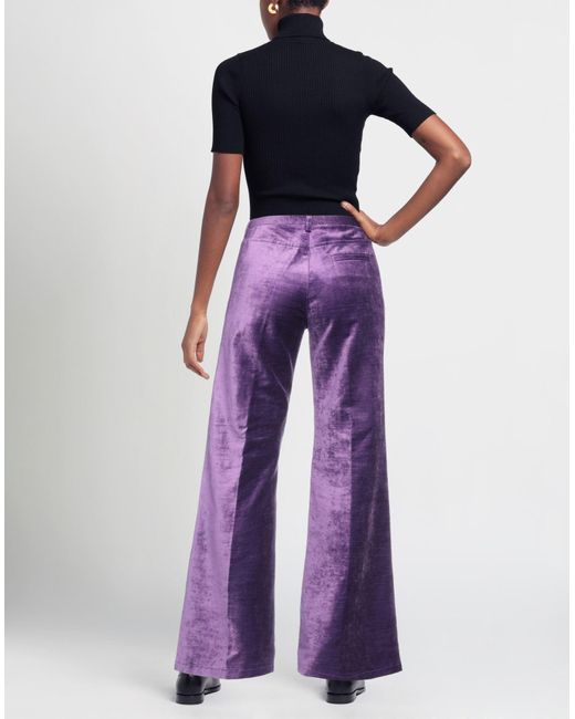 Pantalon Forte Forte en coloris Purple