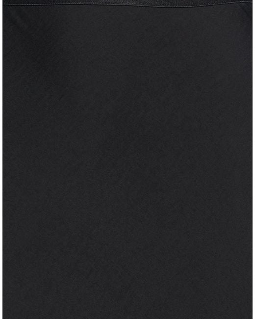 DKNY Black Midi Skirt Polyester