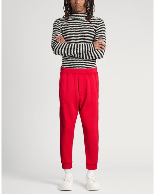 DSquared² Red Trouser for men