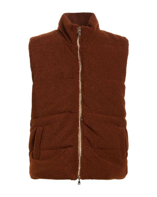 Imperial Brown Vest Polyester for men