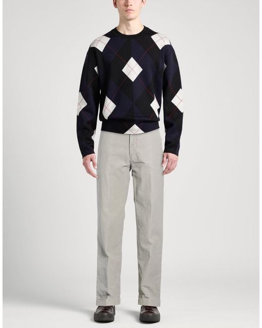 Incotex Gray Pants Cotton, Elastane for men