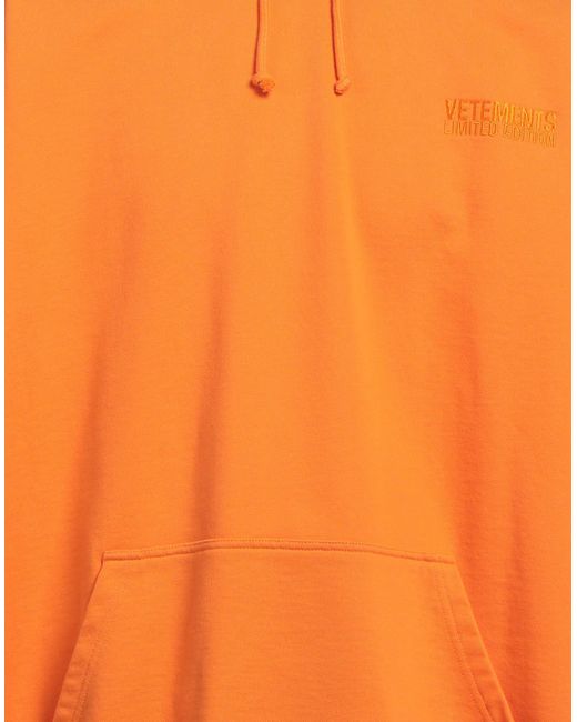 Sudadera Vetements de hombre de color Orange