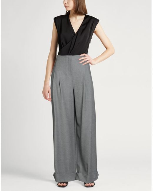 Alberta Ferretti Gray Pants