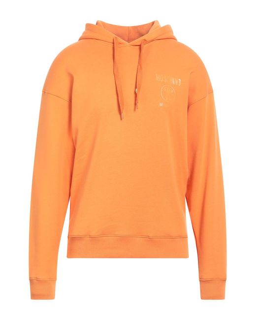 Moschino Orange Sweatshirt for men