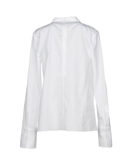 Marni Cotton Blouse in White - Lyst