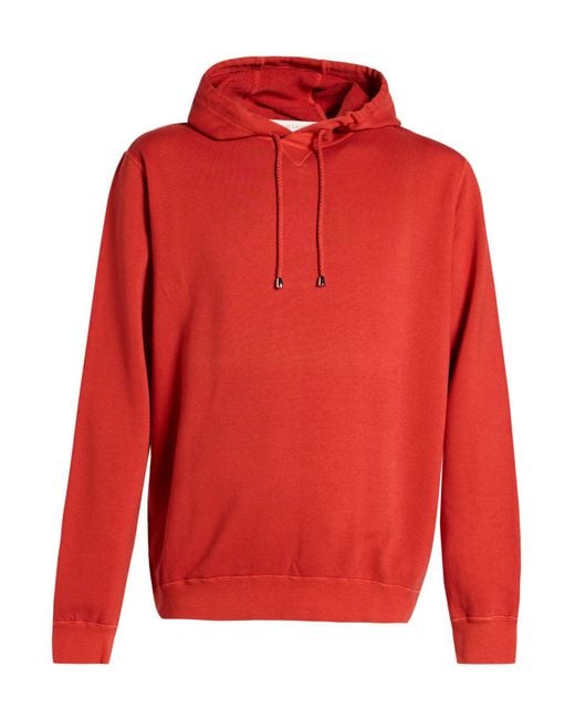 FILIPPO DE LAURENTIIS Red Sweatshirt Cotton for men