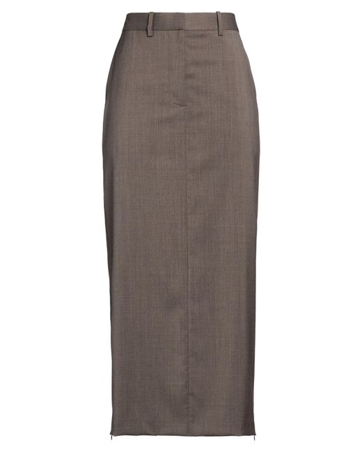 Helmut Lang Brown Maxi Skirt