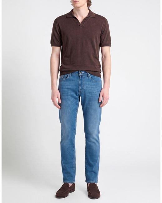 Tramarossa Blue Jeans Cotton, T-400 Fiber, Elastane for men