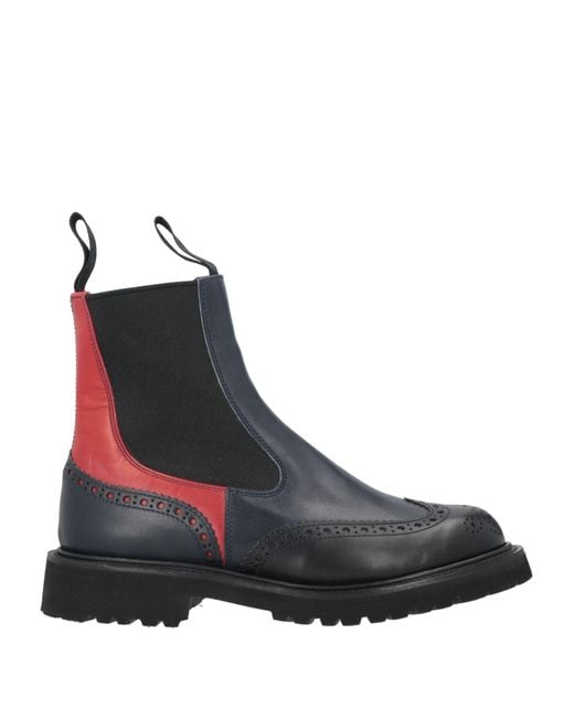 Tricker's Blue Ankle Boots