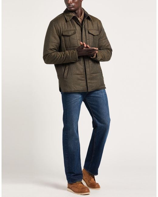 Canali Green Jacket for men
