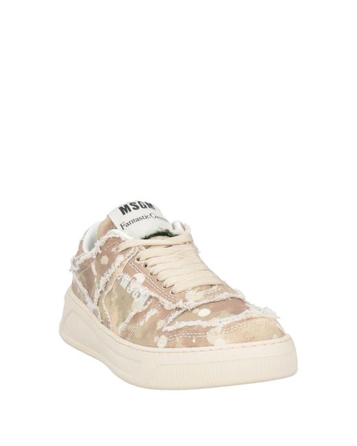 MSGM Natural Sneakers
