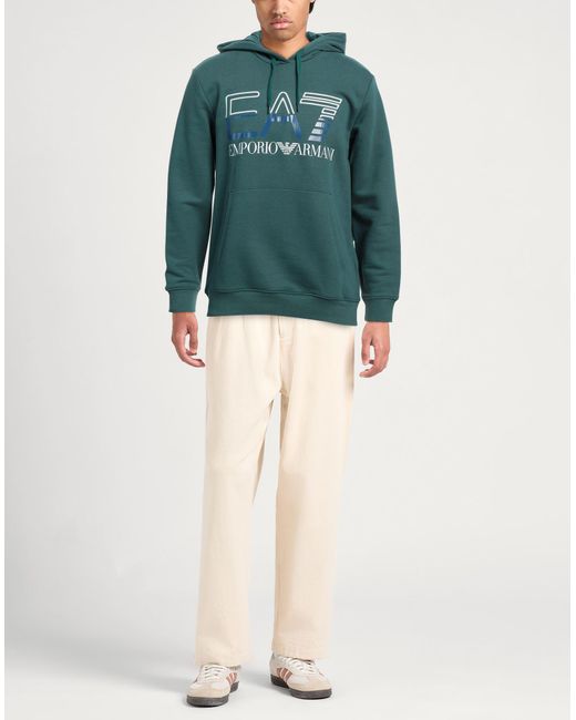EA7 Green Sweatshirt for men