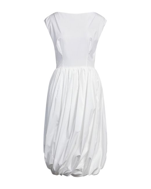 Marni White Midi Dress Cotton