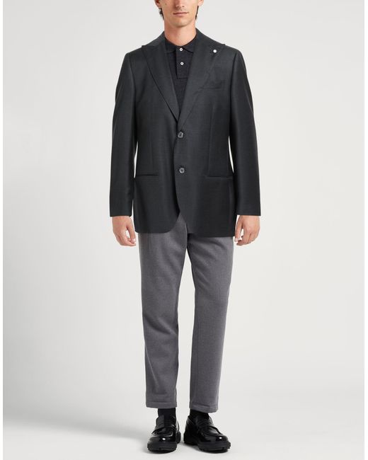 Blazer di Luigi Bianchi in Black da Uomo