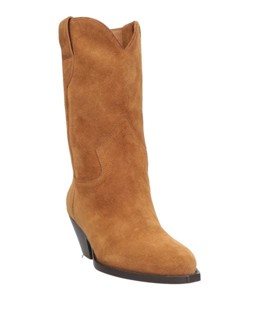 Isabel Marant Brown Ankle Boots Calfskin