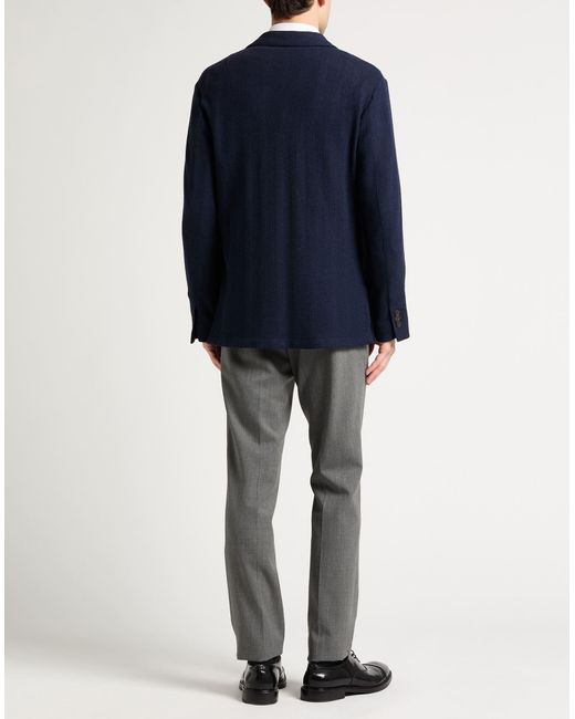 Boglioli Blue Midnight Blazer Cotton for men