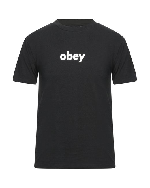 Obey Black T-shirt for men